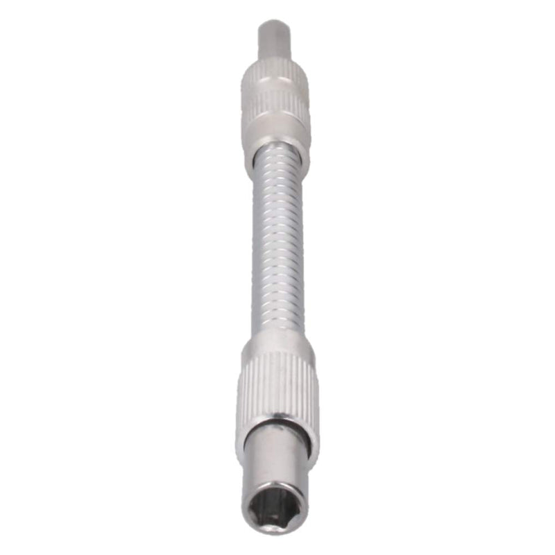Utoolmart Flexible Shaft Extension Drill Bits, Magnetic Extention 1/4" Hex Shaft Screw Drill Connection Tip, 6.7-inch Flexible Drill Bit Extension, for Electric Screwdriver Power Impact Drill 170mm