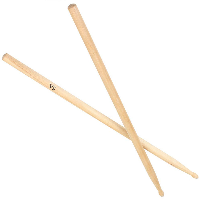 YiPaiSi Drum Sticks 5A Drumstick, Classic Drum Sticks Maple Drumsticks, Maple Wood Drumsticks, Wood Tip Drumstick for Students and Adults