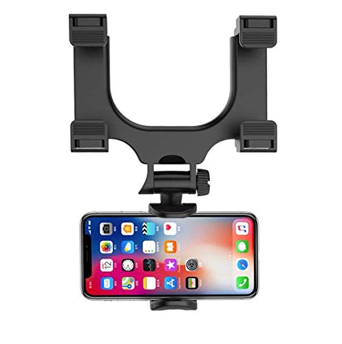 WINVIN Universal Car Rearview Mirror Mount Phone Holder Stand Cradle for Cell Phone Smartphones iPhone 12 Pro Max /Samsung Galaxy  S9/S9 Plus GPS