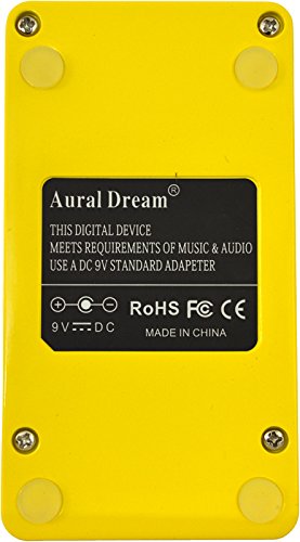 [AUSTRALIA] - Yanhuhu Aural Dream Super Tremolo digital Guitar Effects Pedal with 6 waves including rate,depth and gain control stompbox true bypass 