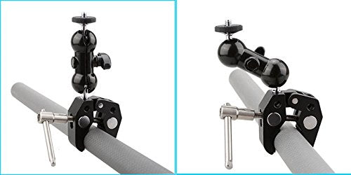 Clamp Mounting Bracket,5.5 Inch Arm Clip Holder Mount Compatible with Arlo Essential,Arlo pro,Arlo go,Arlo pro 2 Security Camera