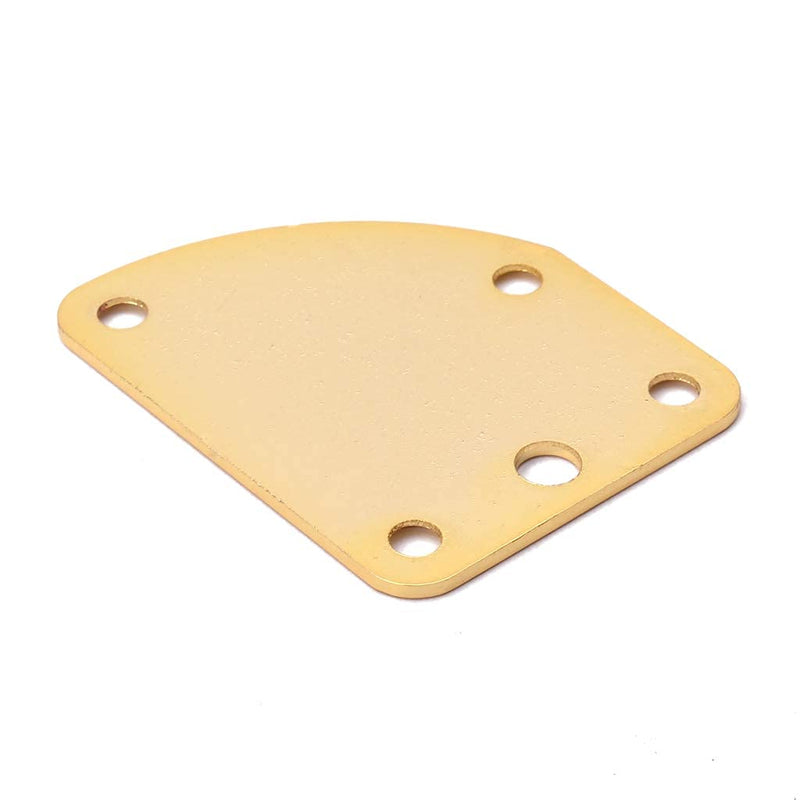 Alnicov Triangle 5 Holes Electric Guitar Neck Plate Guitar Neck Force Plate Connecting Plate for Electric Guitar Replacement