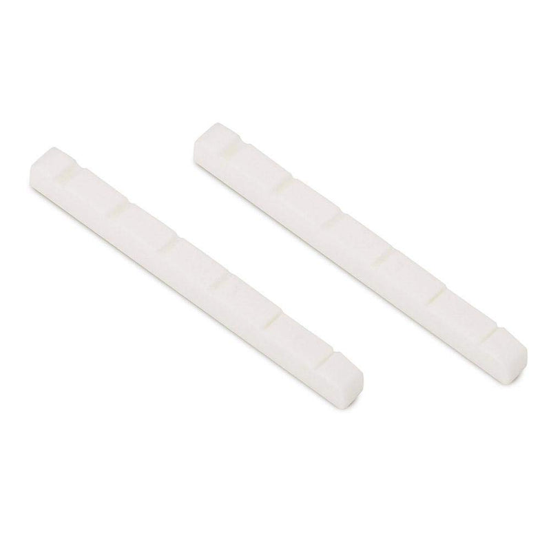Guitar Nut 6-String Nut Saddle Guitar Nut Set Bone Guitar Bridge for Classical Acoustic Guitar Replacement White
