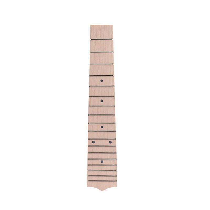 Alnicov 24 Inch Maple Ukulele Fingerboard Fretboard with 18 Frets for Concert Ukulele Replacement parts