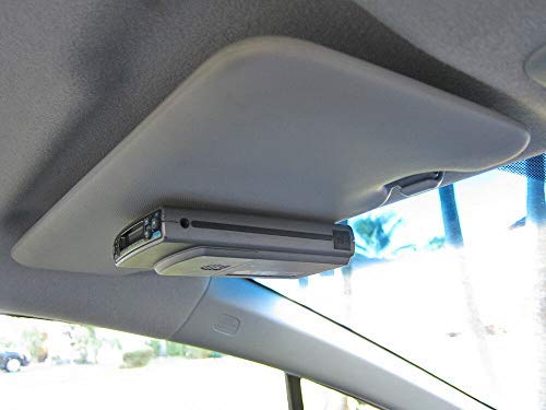 Ramtech Car Sun Visor Clip Mount for Escort Passport 4200 4500 4600 5000 6800 7500 7500s 8500 8500 X50 9500i 9500ix C65 S55 SC55 X70 X80 Radar Laser Detector - SVCM