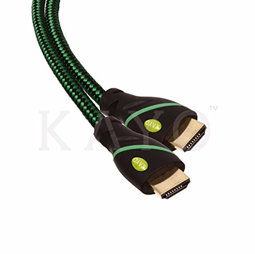 4K HDMI Cable -KAYO High Speed HDMI 2.0b Cable 18Gbps[Supports 4K HDR,UHD,3D,2160P,1080P,Ethernet]- Braided HDMI Cord-Audio Return(ARC),Xbox360,PS4/PS3,Apple TV,Roku,Plus Bonus Cable Tie (10FT -5PK) 10FT -5PK