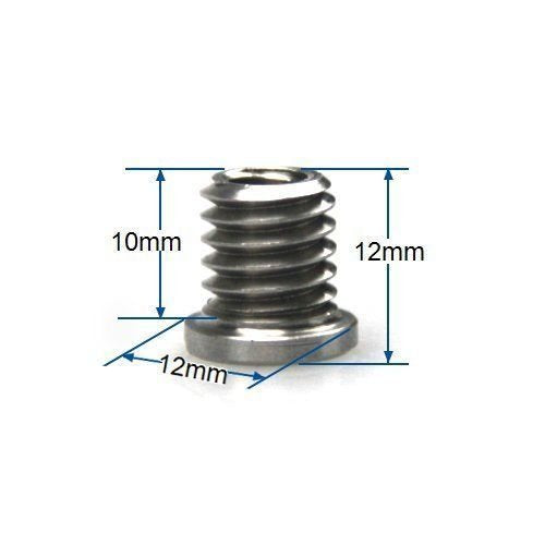 CAMVATE 5 Pieces Threaded Screw Adapter 1/4"-20 Female to 3/8"-16 Male for DSLR Tripod Monopod - 0982