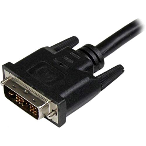 StarTech.com 18in DVI-D Single Link Cable - Male to Male DVI-D Digital Video Monitor Cable - DVI-D M/M - Black 18 inch - 1920x1200 (DVIMM18IN)
