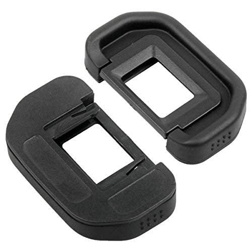 ChromLives Camera Eyepiece Eyecup Compatible with 18mm EB Replacement Viewfinder Protector Compatible with Canon EOS 80D 70D 60D 77D 50D Mark II 6D 6D Mark II 40D 30D 20D 20Da 10D 60Da A2 A2E D30 D60