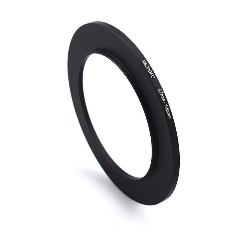 67mm to 105mm Camera Filters Ring Compatible All 67mm Camera Lenses or 105mm UV CPL Filter Accessory,67-105mm Camera Step Up Ring 67 to 105mm Step Up Ring Adapter