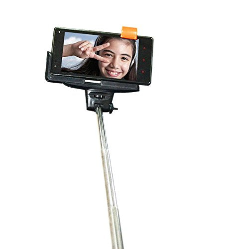 MaximalPower BT MONOPOD SHUTTER(BK) 2-in-1 Selfie Monopod Holder with Built-In Bluetooth Shutter for iPhone 4/4S/5S/5C/6/6, Samsung Galaxy/Note, HTC (Black)