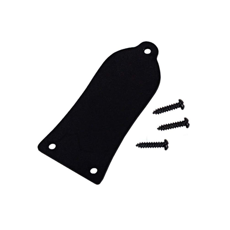 HEALLILY Guitar Truss Rod Cover GR34 Truss Rod Shape Case For Electric Guitar Les Paul Epiphone (Black)
