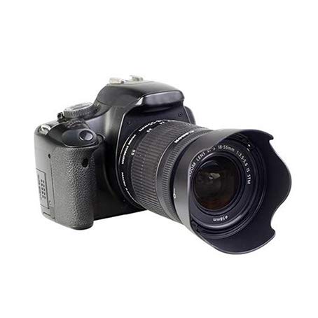 Futheda EW-63C Replacement Camera Photo Lens Hood Compatible with EF-S18-55mm f/3.5-5.6 is STM 760D 750D 700D 800D 80D Black