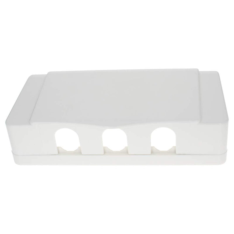 Fielect Weatherproof in Use Outlet Cover Plug Receptacle Protector for Retrofit Siding Construction White 118 Type 170x95x41mm 1Pcs