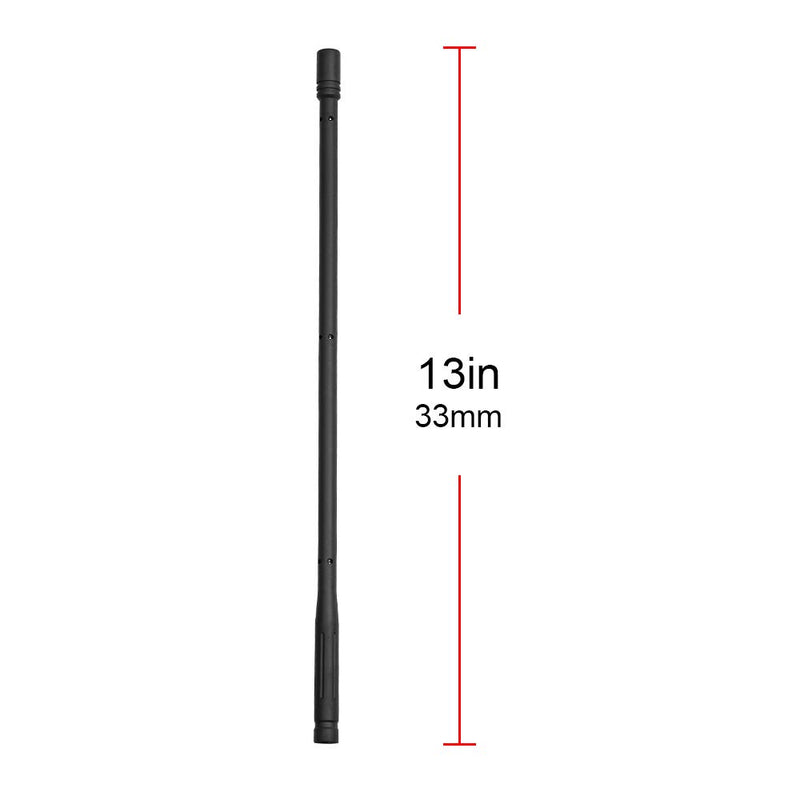 KSaAuto 13 Inch Short Antenna Compatible with Jeep Wrangler JK JL JLU Sahara Rubicon Gladiator 2007-2021 | Flexible Rubber Antenna Replacement | Designed for Optimized Car Radio Reception Antenna