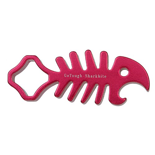 Fotodiox Pro GoTough Sharkbite - Red Aluminum Metal GoTough Wrench for Tightening GoPro Mounting Points