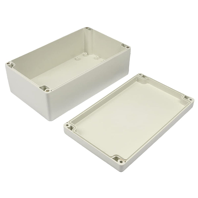 Fielect Junction Box, ABS Plastic IP65 Waterproof Electrical Box Case Universal Electrical Project Enclosure, 7.87" x 4.72" x 2.95" 7.8"x4.68"x2.93"