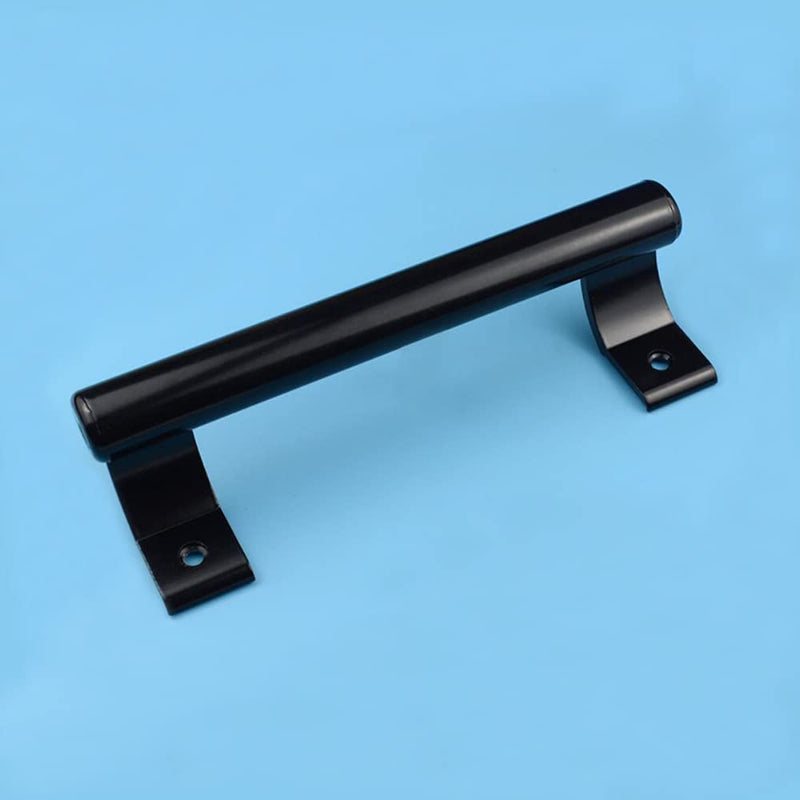 KAFENDA 8inches Aluminum Alloy Sliding Door Handle Balcony Glass Door Handle Bathroom Closet Door Handle Warehouse Door Garden Door Handle Modern Metal Handle(Black) Black