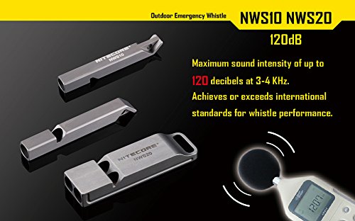 Nitecore Single Pipe Whistle.