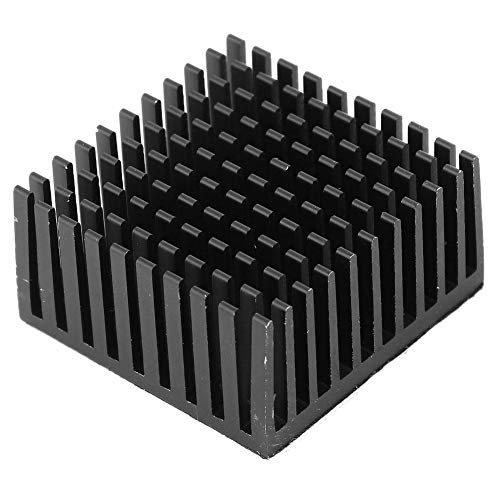 5PCS Aluminum Heat Sink Heatsink Module Cooling Fin Radiator Cooler Fin for Fan PCB Board, 40 x 20 x 40mm Heatsink Thermal (Black)