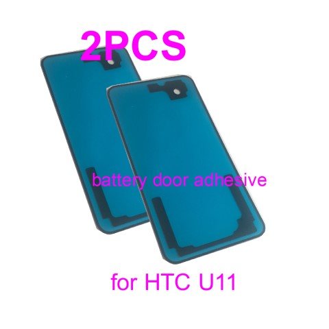 PHONSUN Battery Door Cover Adhesive Replacement for HTC U11 Pack of 2