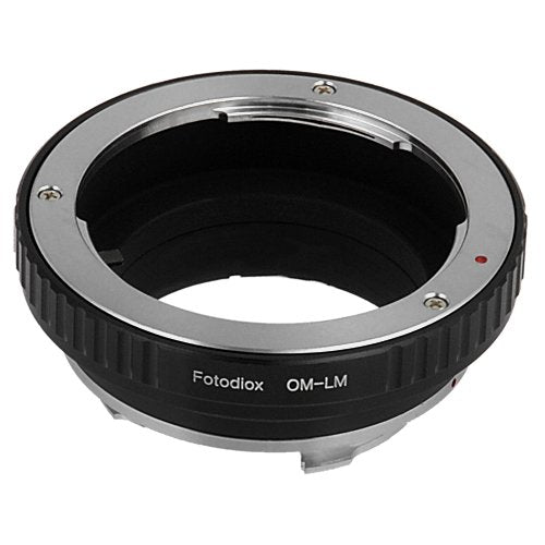 Fotodiox Lens Mount Adapter, Olympus OM Zuiko Lens to Leica M-Series Camera, fits Leica M-Monochrome, M8.2, M9, M9-P, M10 and Ricoh GXR Mount A12