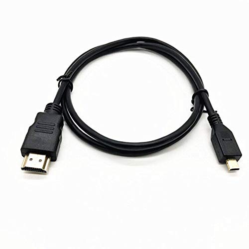 HDMI to Micro HDMI Cable,6Ft 4K 1080ti 3D HDMI Cord for Gopro Hero 4/5/ 6/7 Black,Raspberry Pi 4, Nikon Coolpix D3400 D3500,Sony A6000 Camera by AlyKets