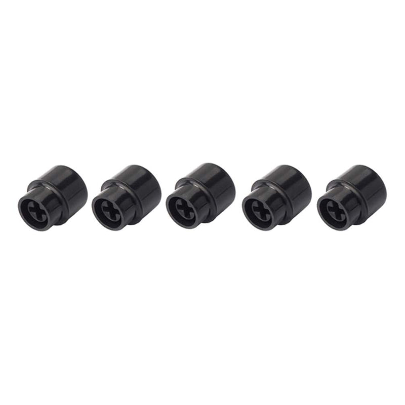 Healifty 5pcs Switch Knob Tip Cap Replacement for telecaster Tele Fender Electric Guitar (Black)