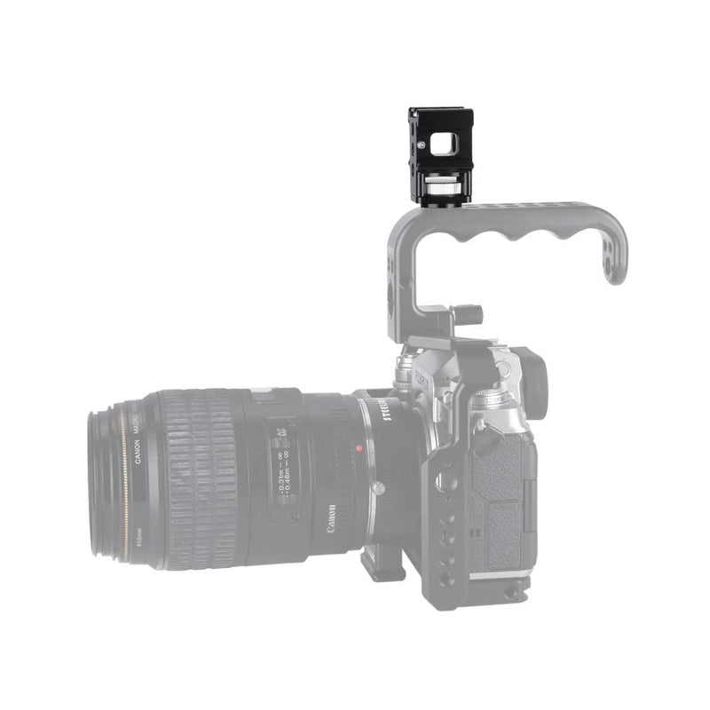 NICEYRIG 3 Cold Shoe Extension Mount for ARRI Standard Thread, Triple Hot Shoe Adapter for Flash Light Microphone Recorder - 400