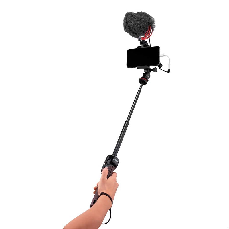 JOBY Wavo Windjammer Gray Wind muff for JOBY Wavo Vlogging Microphone for Wind Noise Reduction for Content Creation Vlogging YouTube IGTV TikTok with Smartphone(JB01685-BWW) Grey Standard
