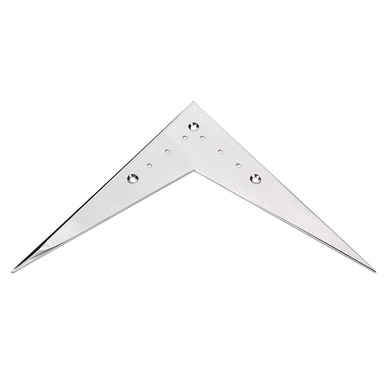 Alnicov Large 6-String Flying V-Style Guitar Bridge Tailpiece Compatible For Flying V Guitar Parts Accessories (Silver)