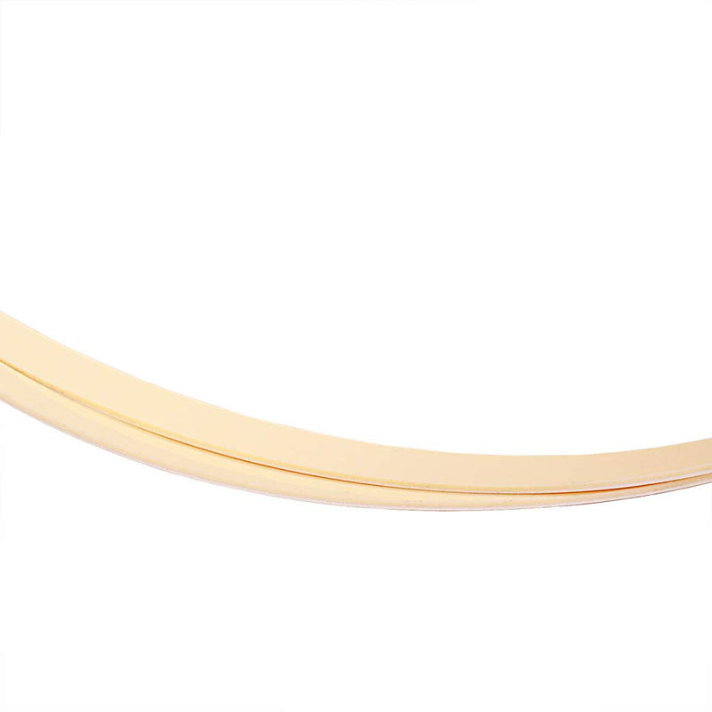 [AUSTRALIA] - Alnicov 1630x10x1.5mm Plastic Binding Purfling Strip for Acoustic Classical Guitar,Cream Color 