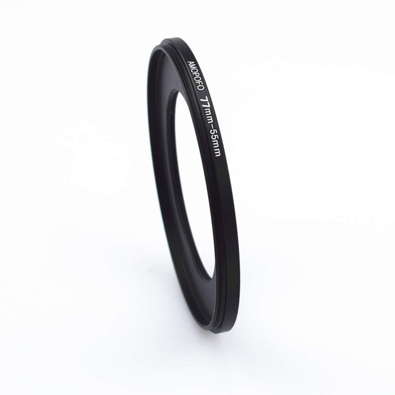 Universal 77-55mm /77mm to 55mm Step-Down Ring Filter Adapter for UV,ND,CPL,Metal Step-Down Ring Adapter
