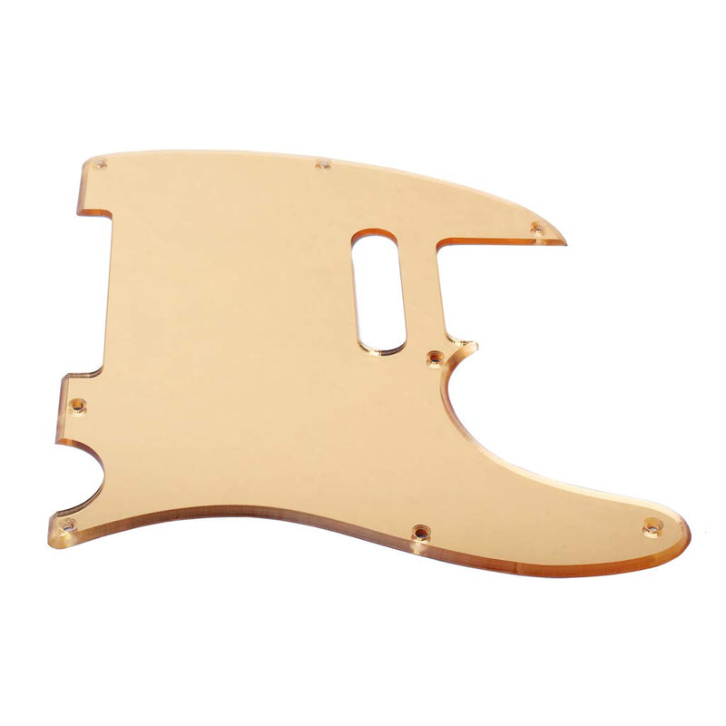 Alnicov Gold Mirror Guitar Pickguard Scratch Plate Fits For Tl Electric Guitar