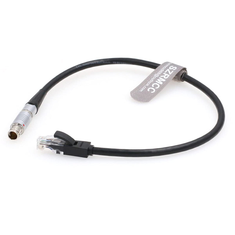 [AUSTRALIA] - SZRMCC Fischer 8-Pin Male to RJ45 Ethernet Cable for Phantom VEO Series 4k High-Speed Camera (1m) 1m 