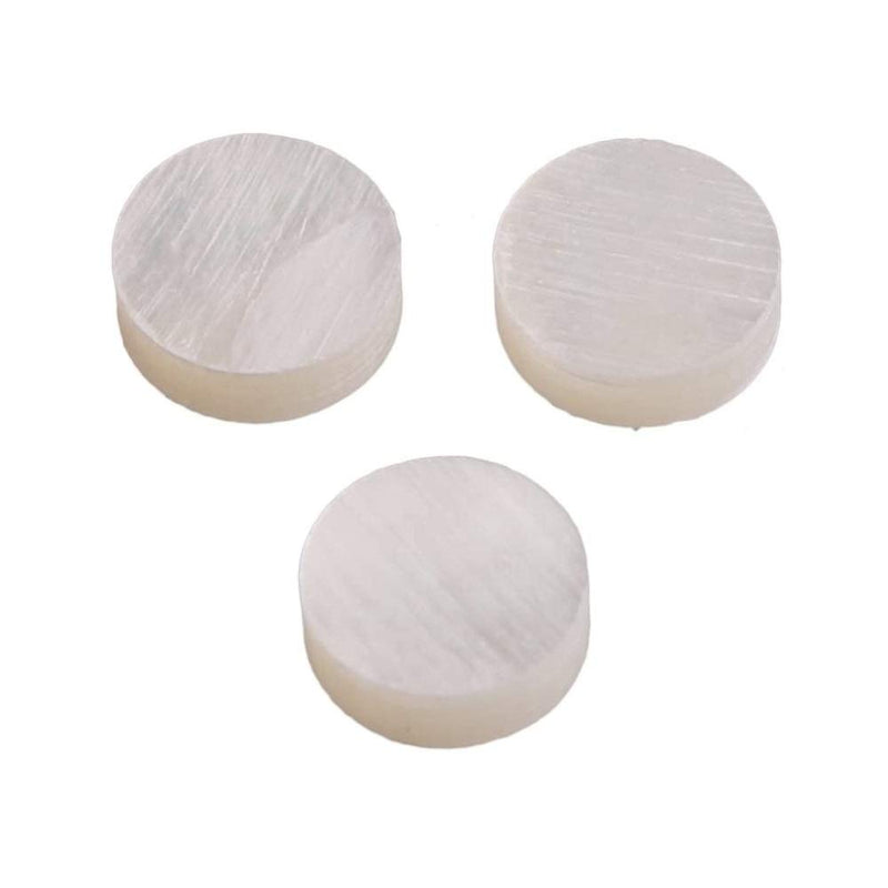 MUPOO Natural White Mother of Pearl Shell Inlay Fingerboard Fretboard Dots for Guitar Bass Ukulele Banjo, 20pcs 6x2MM