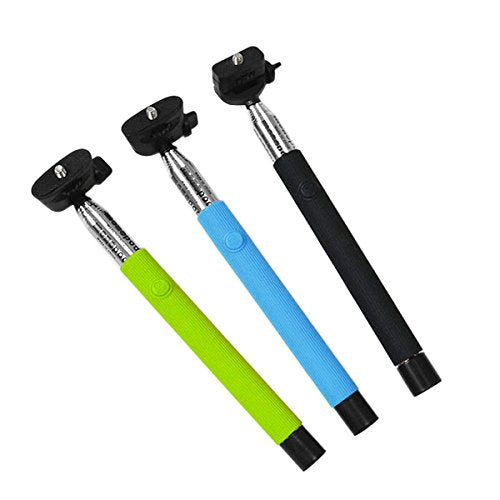 MaximalPower BT MONOPOD SHUTTER(BK) 2-in-1 Selfie Monopod Holder with Built-In Bluetooth Shutter for iPhone 4/4S/5S/5C/6/6, Samsung Galaxy/Note, HTC (Black)