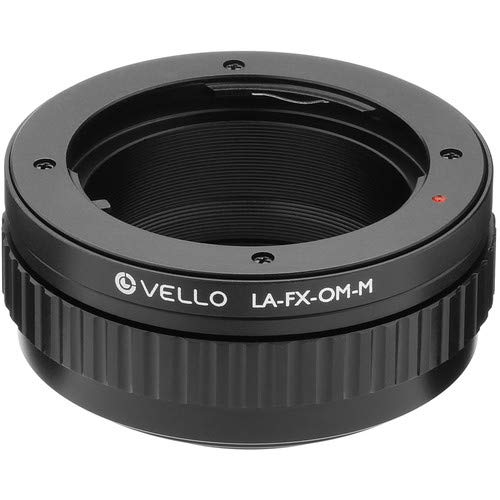 Vello Lens Adapter with Macro Compatible with Olympus OM Lens to Fujifilm X-Mount Camera