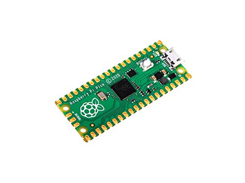 waveshare Raspberry Pi Pico Microcontroller Mini Development Board,Based on RP2040 Chip, Dual-core Arm Cortex M0+ Processor,Flexible Clock Running up to 133 MHz,Low-Cost, High-Performance