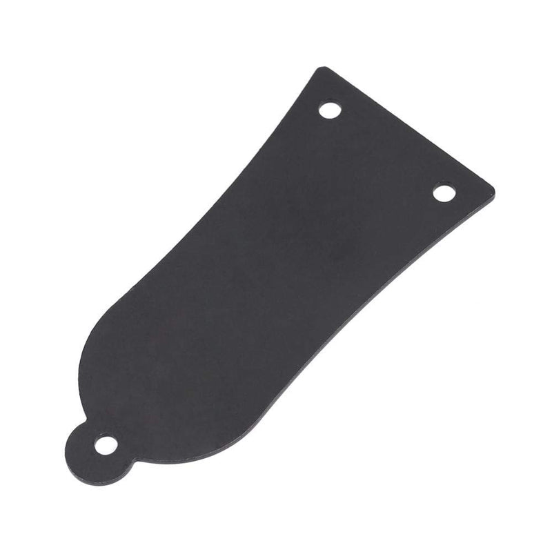 Vbest life 3 Ply Metal Guitar Truss Rod Cover Plate Including Screws 3 Holes Guitar Bass Accessory Replacement Black