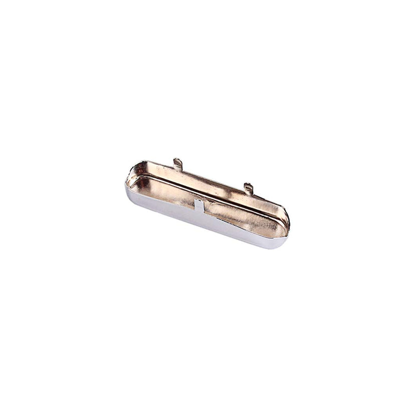 Alnicov Guitar Neck Pickup Cover Metal Sealing Cap for TL Tele Telecaster Style Electric Guitar Chrome