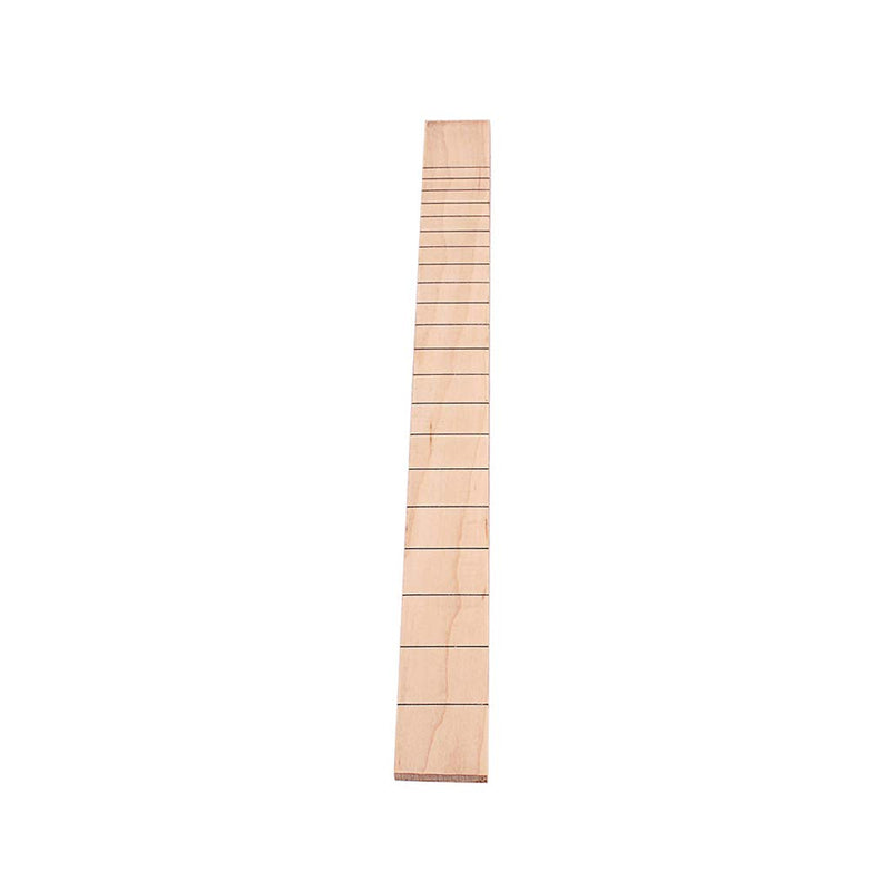 Alnicov Fretboard With 21 Frets Maple Fingerboard For Three String Cigar Box Guitar Replacement