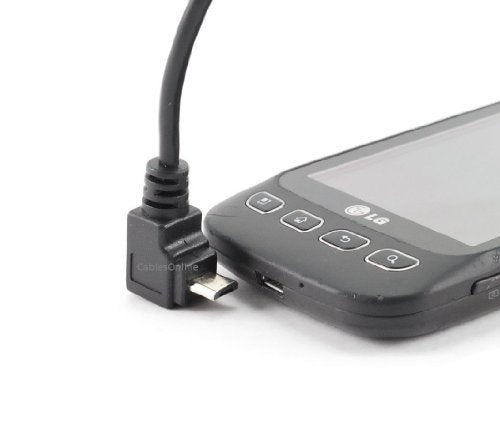 [AUSTRALIA] - CablesOnline 9in USB Micro-B Male Right Angle (Up Position) to Female Extension Cable (AD-U44) 