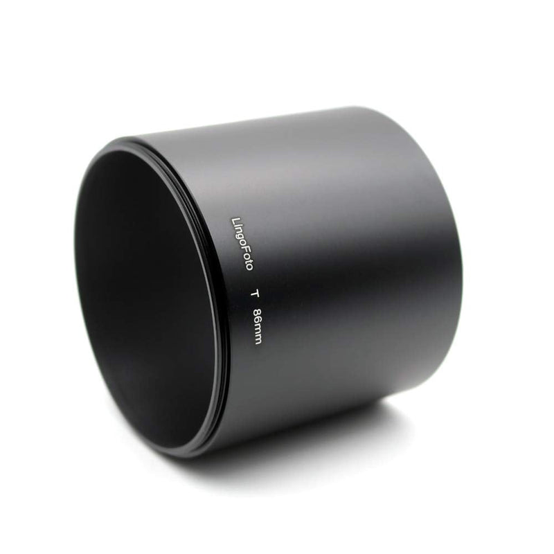 LingoFoto 86mmx78mmm Screw in Metal Lens Hood for Mirror Tele Reflex Camera Lens with 86mm Filter Thread Absorb Unnecessary Ambient Light
