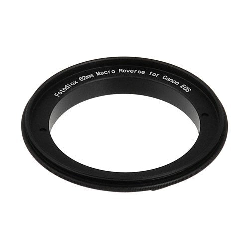 Fotodiox 62mm Macro Reverse Mount Adapter for Canon EOS 1D, 1DS, Mark II, III, IV, 1DC, 1DX, D30, D60, 10D, 20D, 20DA, 30D, 40D, 50D, 60D, 60DA, 5D, Mark II, Mark III, 7D, Rebel XT, XTi, XSi, T1, T1i, T2i, T3, T3i, T4, T4i, C300, C500 Single