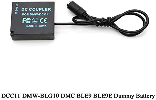 Wellook DMW-DCC11 DMW-BLG10 DC Coupler, Power Cable Replacement for DMW-AC8 AC Adapter,for Panasonic Lumix GX85, GX80,DMC,GF3,GF5,GF6,GX5,GX7,ZS60,ZS110 Camera