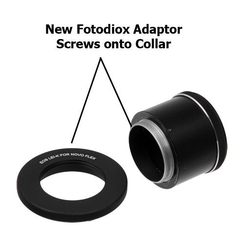 Fotodiox Lens Mount Adapter Compatible with Zenit Photosniper Lenses to Nikon F-Mount Cameras Novoflex Standard