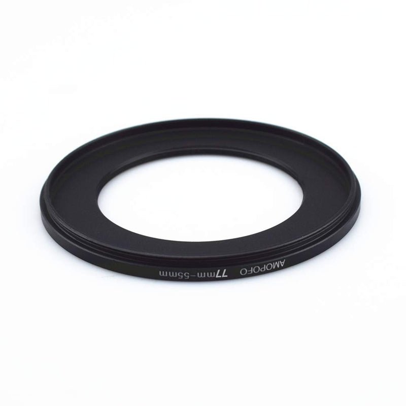 Universal 77-55mm /77mm to 55mm Step-Down Ring Filter Adapter for UV,ND,CPL,Metal Step-Down Ring Adapter