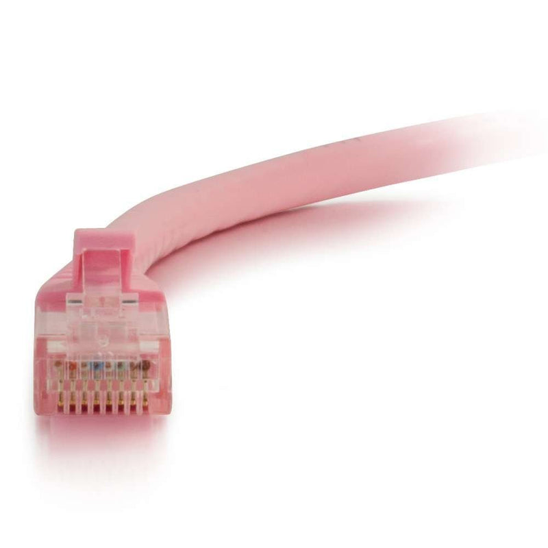 C2G 04049 Cat6 Cable - Snagless Unshielded Ethernet Network Patch Cable, Pink (7 Feet, 2.13 Meters) UTP 7 Feet/ 2.13 Meters