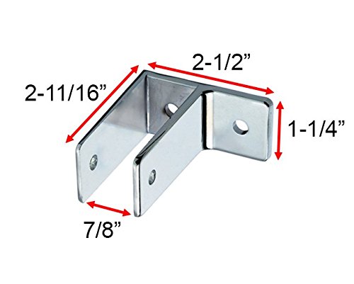 Harris Hardware TP1656-B Harris TP1656 Bracket, Chrome Plated